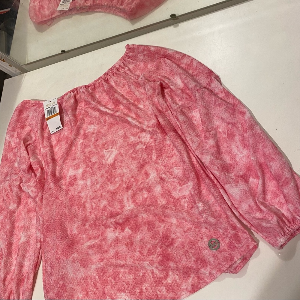 Small nwtgs MK Michael Kors flowy blouse in pink
